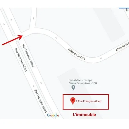 Appartement Chez Pascal Sissi -grand Appart,ile Nantes, Ccgres